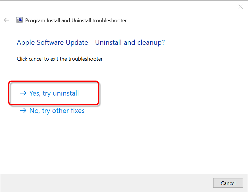 Use the program 'Microsoft Program Install and Uninstall Troubleshooter' 